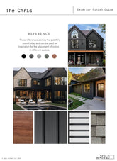See photos of The Chris paint colors in different spaces.The Chris Exterior reference images, paint samples, color swatches, and design elements. The Chris bathroom design is Dark, Moody, Sharp, and Modern. The Chris