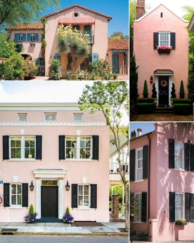 See photos of The Barbara Exterior paint and trim colors in different spaces, including bathrooms, bedrooms, living rooms, and ktichens. This design is Fun, Coastal, Elegant, and Bold. These reference photos give you an idea of what the wall paint and trim color combinations can look like in your space.