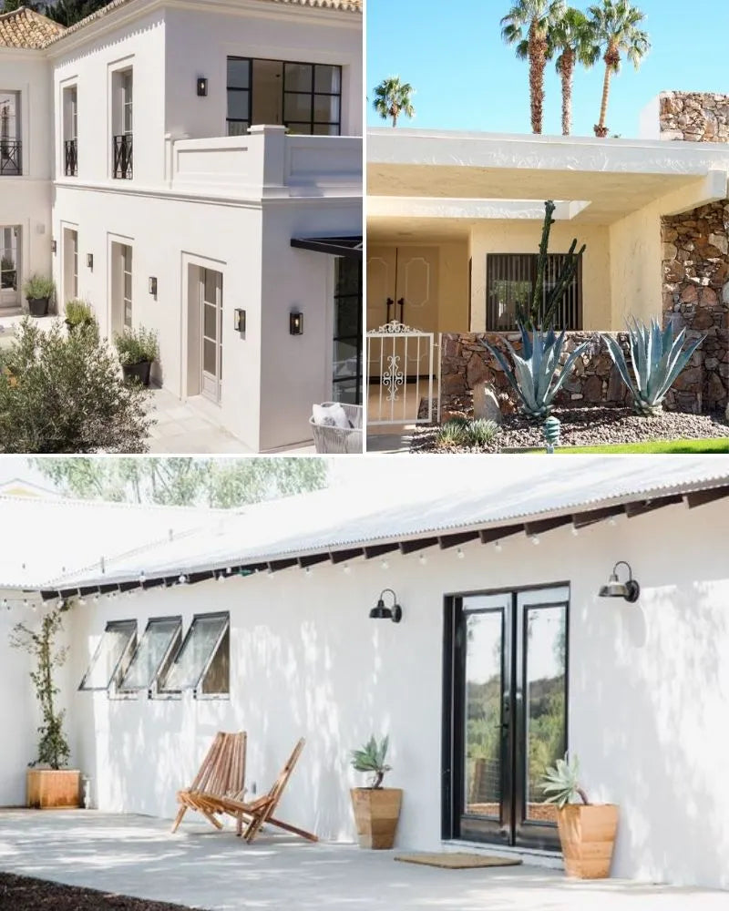 See photos of The Captain Exterior paint and trim colors in different spaces, including bathrooms, bedrooms, living rooms, and ktichens. This design is Coastal, Midwestern, Modern, and Iconic. These reference photos give you an idea of what the wall paint and trim color combinations can look like in your space.