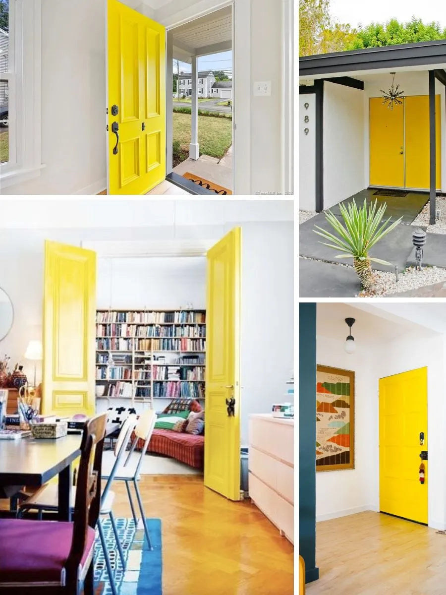 See photos of The Frankie paint and trim colors in different spaces, including bathrooms, bedrooms, living rooms, and ktichens. This design is Fun, Colorful, Modern, and Daring. These reference photos give you an idea of what the wall paint and trim color combinations can look like in your space.