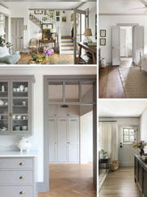 See photos of The Taylor interior paint and trim colors in different spaces, including bathrooms, bedrooms, living rooms, and ktichens. This design is Bright, Mellow, Cool, and Muted. These reference photos give you an idea of what the wall paint and trim color combinations can look like in your space.