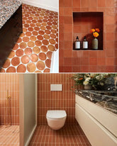 See photos of The Wanda interior paint and trim colors in different spaces, including bathrooms, bedrooms, living rooms, and ktichens. This design is Stylish, Retro, Fun, and Bright. These reference photos give you an idea of what the wall paint and trim color combinations can look like in your space.