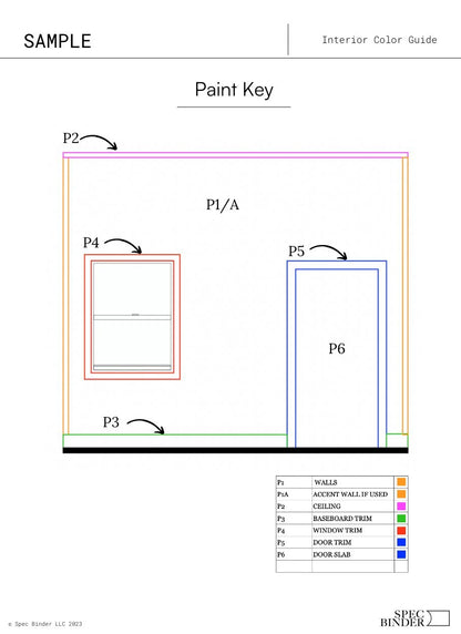 The Tracy Interior Paint Palette
