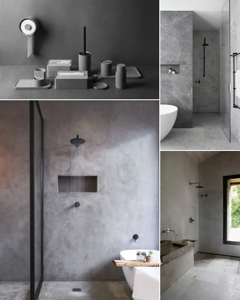See photos of The Kenneth interior paint and trim colors in different spaces, including bathrooms, bedrooms, living rooms, and ktichens. This design is Tough, Simple, Cool, and Modern. These reference photos give you an idea of what the wall paint and trim color combinations can look like in your space.