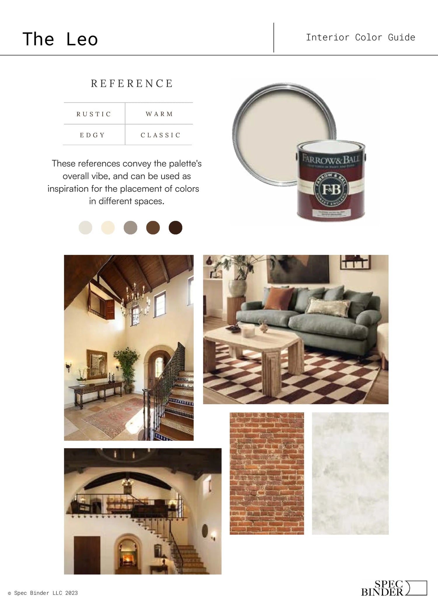 The Leo Interior Paint Palette